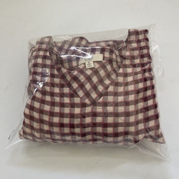 Easel Los Angeles Anthropologie EMBROIDERED Shirt Baggy Oversized Boho Fairycore - Picture 11 of 11